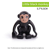 legoing duploed Animals Series big building blocks black cat dog lion and Tiger elephant with toys for childrens kids party gift