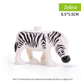 legoing duploed Animals Series big building blocks black cat dog lion and Tiger elephant with toys for childrens kids party gift