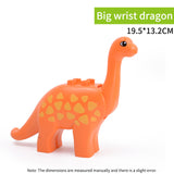 legoing duploed Animals Series big building blocks black cat dog lion and Tiger elephant with toys for childrens kids party gift