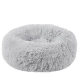 SJ 6 Size Winter Warm Super Soft Round Plush Bed For Cats Dogs Pet Bed Nest Small Medium Large Dogs Puppy Bed Cat Supplies