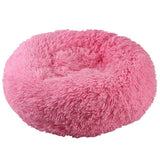 SJ 6 Size Winter Warm Super Soft Round Plush Bed For Cats Dogs Pet Bed Nest Small Medium Large Dogs Puppy Bed Cat Supplies
