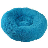 SJ 6 Size Winter Warm Super Soft Round Plush Bed For Cats Dogs Pet Bed Nest Small Medium Large Dogs Puppy Bed Cat Supplies