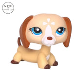 pet shop toys collection standing short hair cat 2291 Tabby 1451 Black 2249 dachshund dog 675 collie great dane 577 spaniel