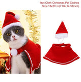 Christmas Pet Decor Christmas Cat Clothes For Cats New Year Puppy Outfit Pet Cat Clothes For Chihuahua Winter Warm Pet Clothes