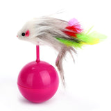 Cat Tot Funny Cat Creative Cat Decompression Intelligence Toy Fur Mouse Tumbler Pet Toy