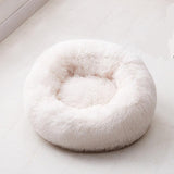 Round Dog Bed Washable Pet Cat Bed Dog Breathable Lounger Sofa for Small Medium Dogs Super Soft Plush Pads Products for Dog
